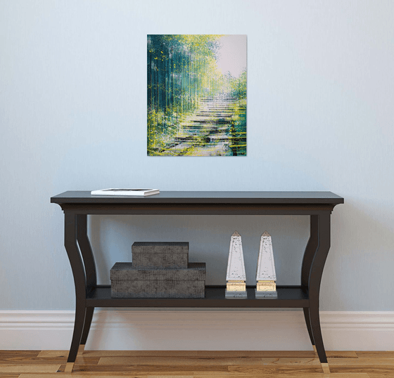 Light Through Spring Forest