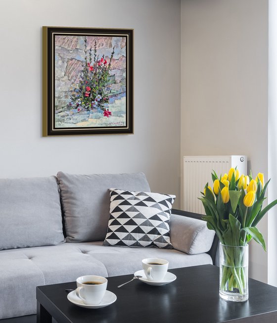 The Flowered Wall