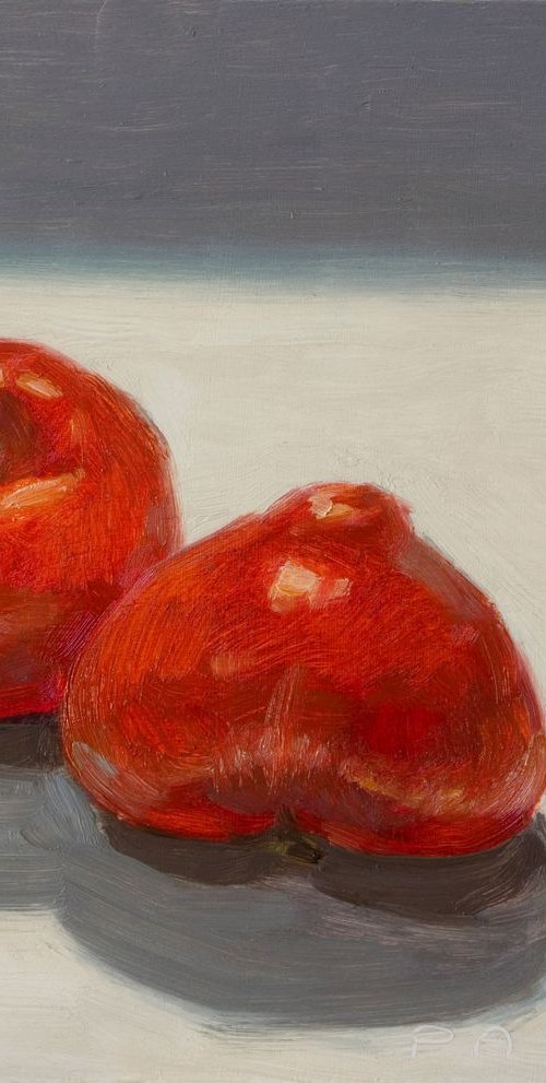 two tomatoes by Olivier Payeur