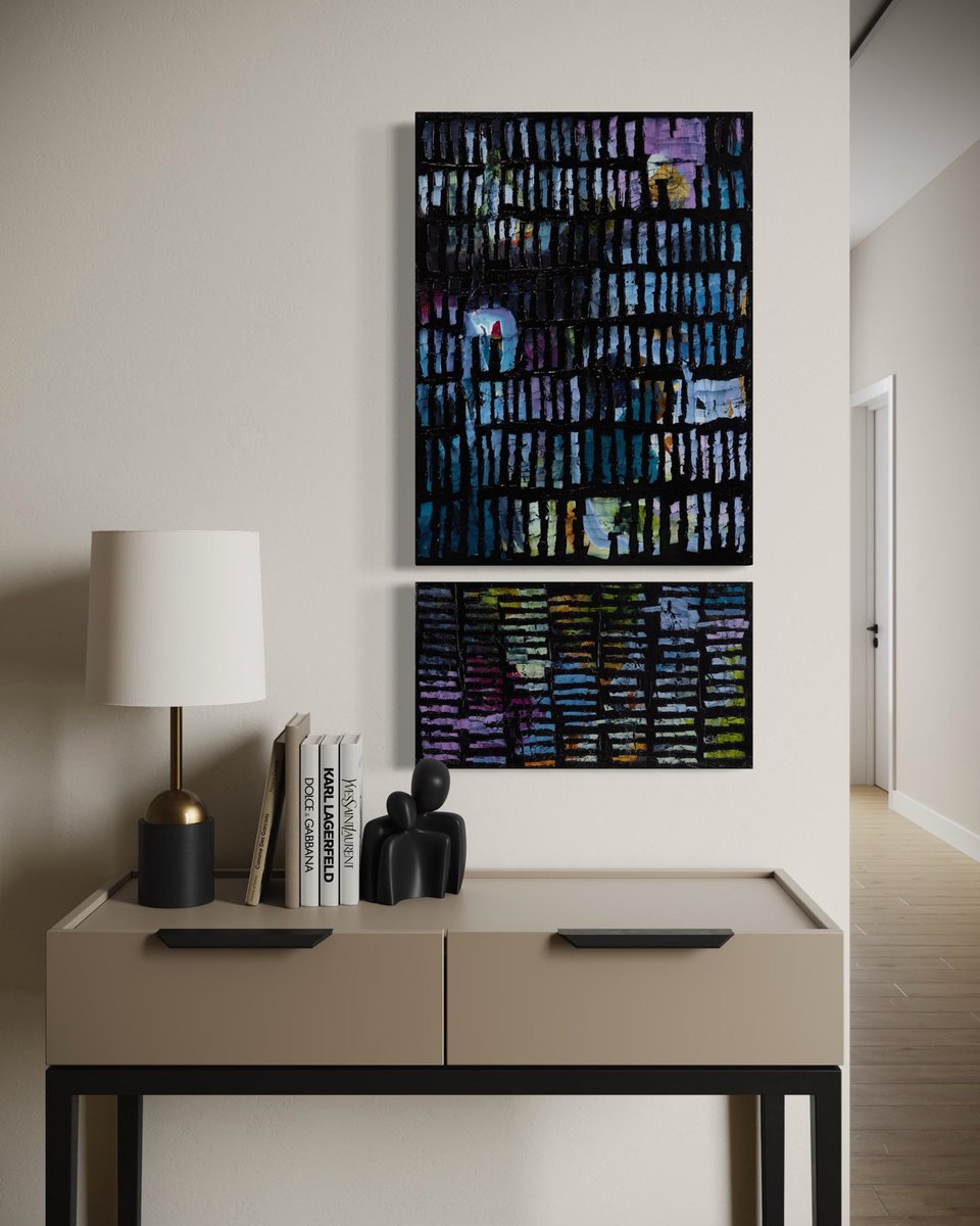 260 Variations Sur Un Theme By Chantal Proulx, 18 X 34, Artwork For Sale On Artfinder