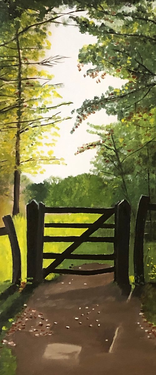 MEADOW GATE by MAGGIE  JUKES