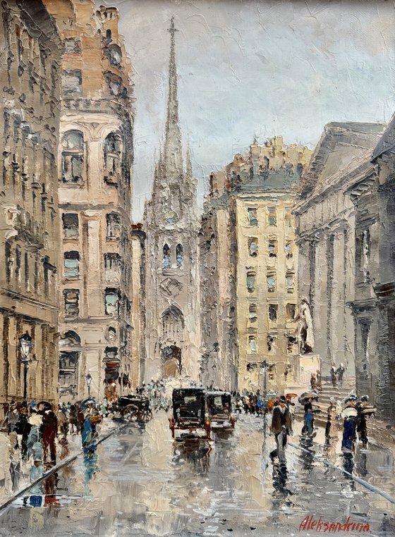 Old New York. After rain.