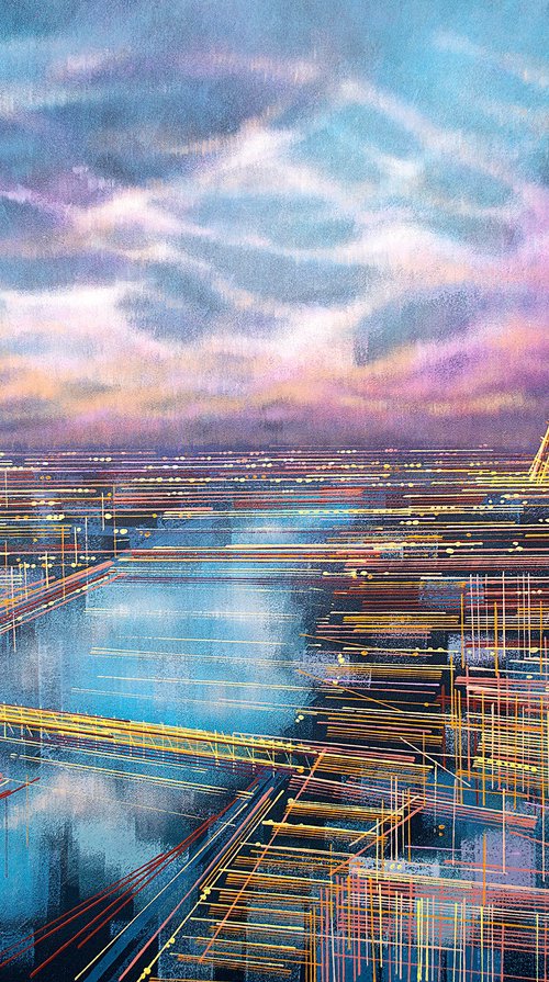 Paris Sky At Sunset by Marc Todd