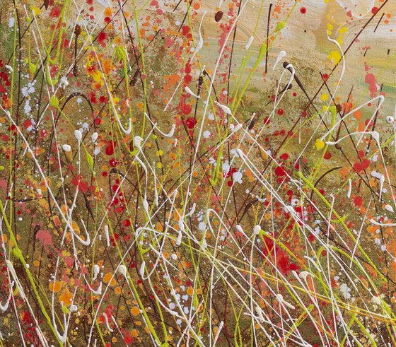 Sunset Clouds - Colorful Landscape Painting