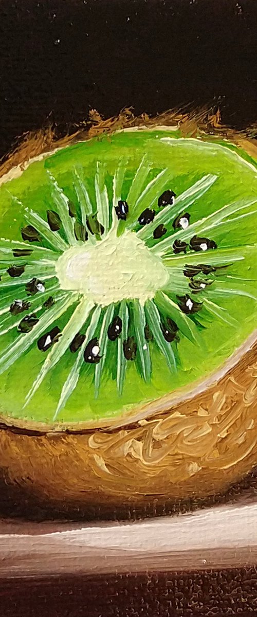 Little kiwi fruit still life by Jane Palmer Art
