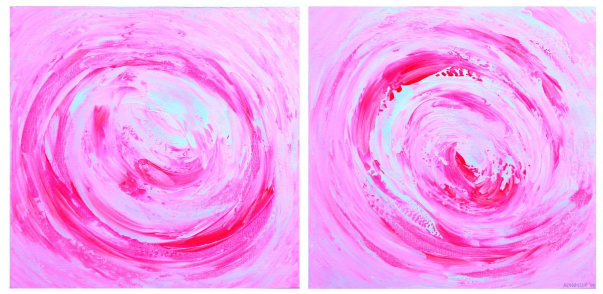 Pink Swirls by Estelle Asmodelle