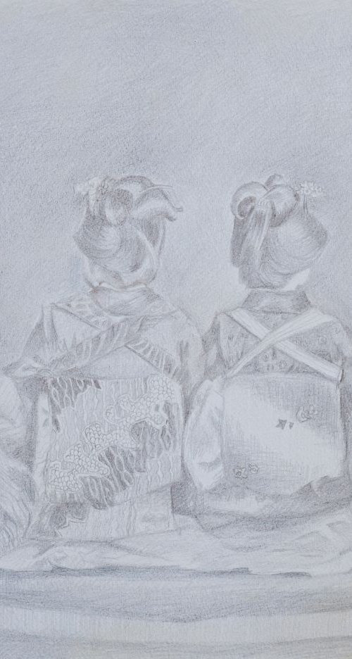 Chatting Ladies by Liudmila Pisliakova