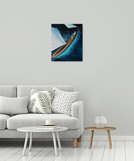 Through the waves
