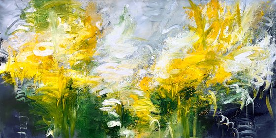 Cattail Glow at the Pond