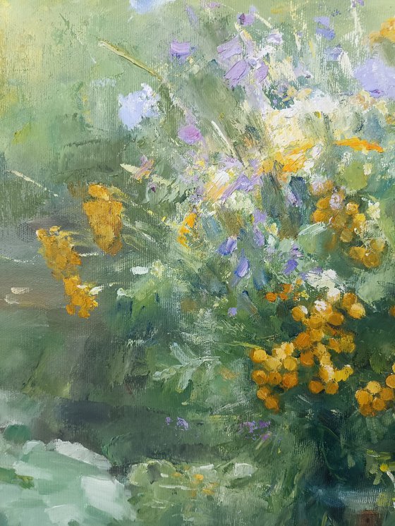 In the garden