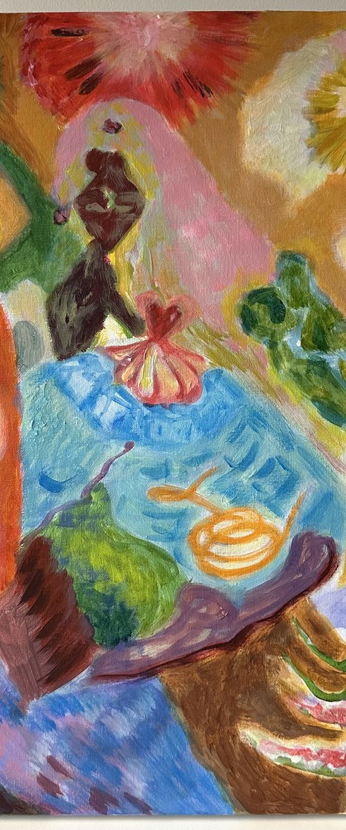 false heart and eternal river by Mengqiu Li