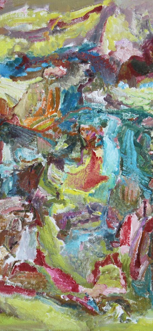 Abstract landscape by Taron Khachatryan
