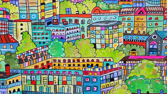 Cartoon Vibrant London