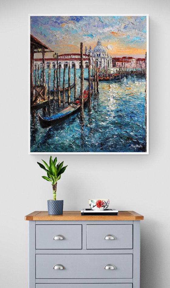 Venice, Sunset over the Grand Canal