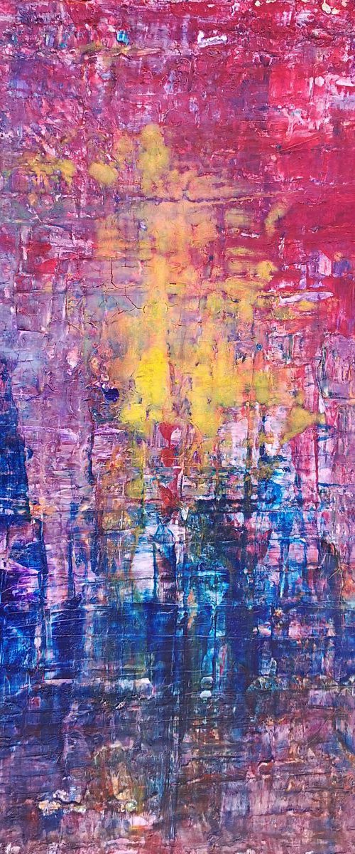 Storm of Colors 1 (60x60cm) by Toni Cruz