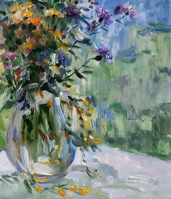 Lilacs in a vase