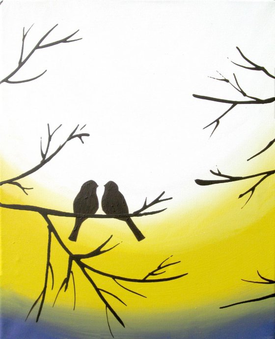 Forever Together love birds