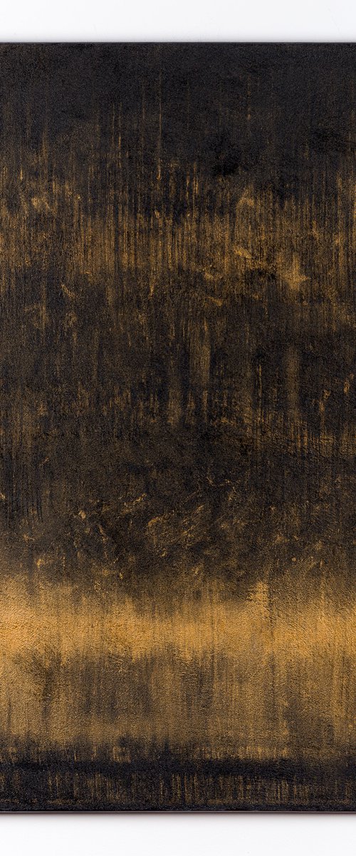 Gold abstract painting BH114 by Radek Smach