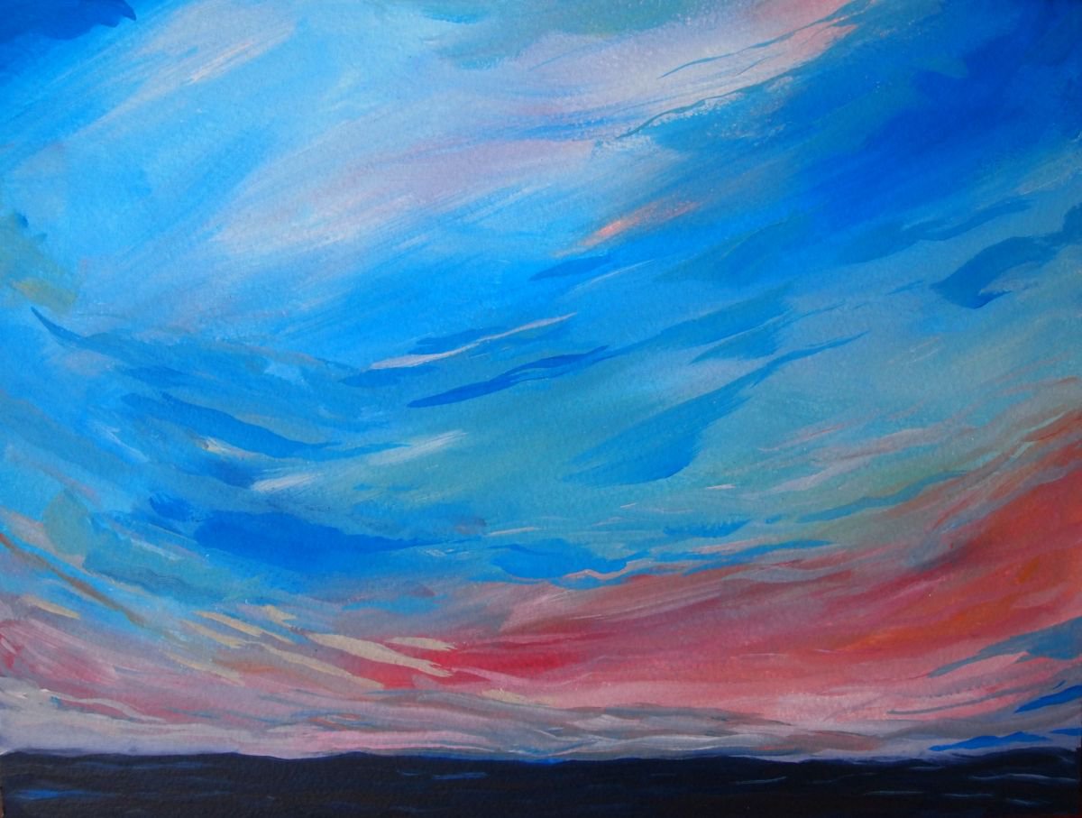 Clouds Over Black Sea 2 by Kitty Cooper
