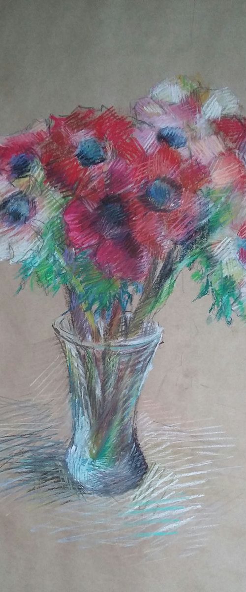 January 1, 2019 Anemones by Elena Klyan