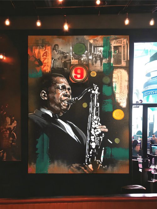 John Coltrane by Peter Campbell Saunders