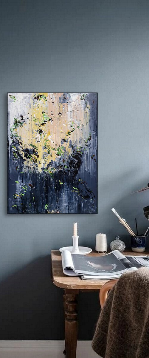 80x60cm. / abstract painting / Abstract 22138 by Alex Senchenko