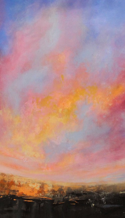 Pensieri #3   - Large original landscape by Cecilia Frigati