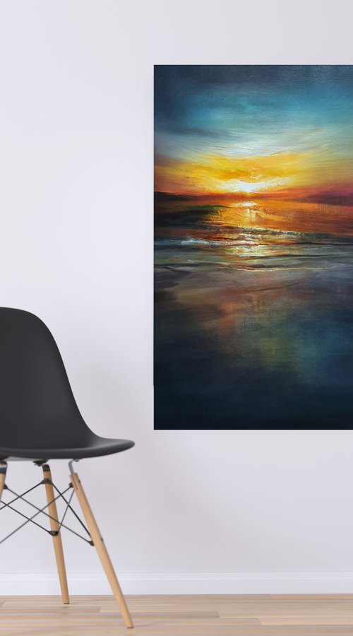 " The Missing Word "....Large painting (W 70 x H 100 cm) by Ivan  Grozdanovski