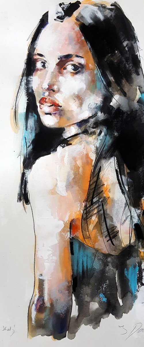 8-8-18 portrait study by Thomas Donaldson
