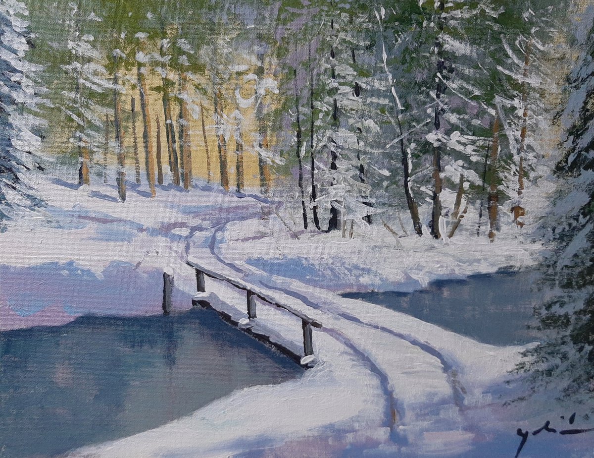 Snow bridge by Alen Grbic