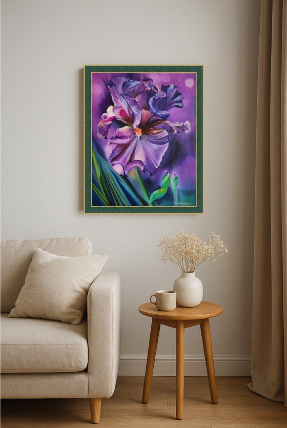 Iris in Barocco Style.