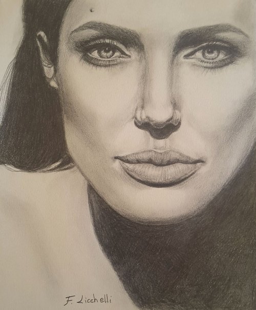 Angelina Jolie by Francesca Licchelli