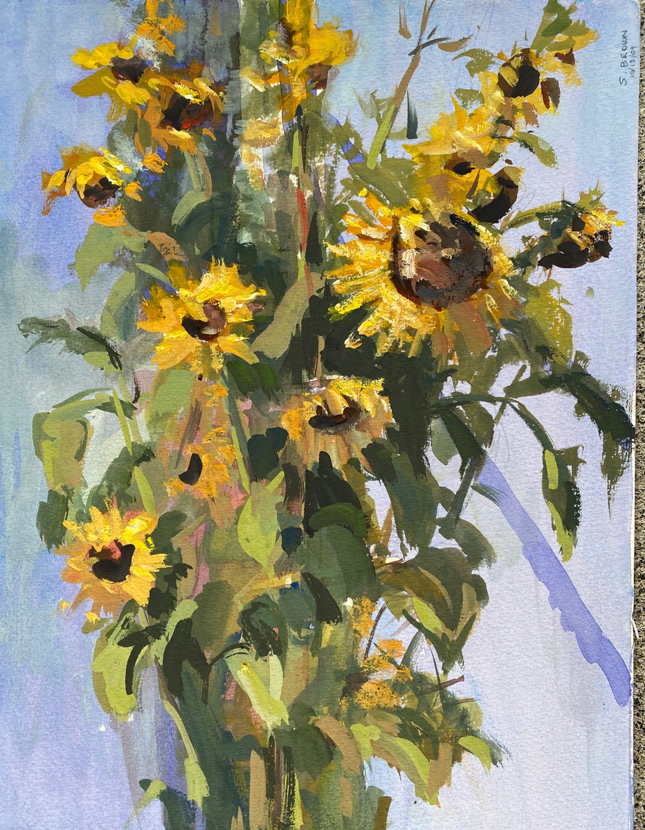 Sunflowers by IRINA Kirienko-Milton