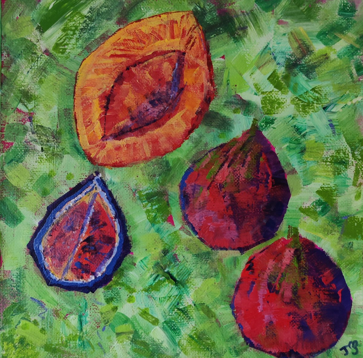 Figs and Apricot by Julia Preston