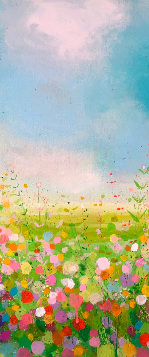 Rain Flowers, June by Sandy Dooley