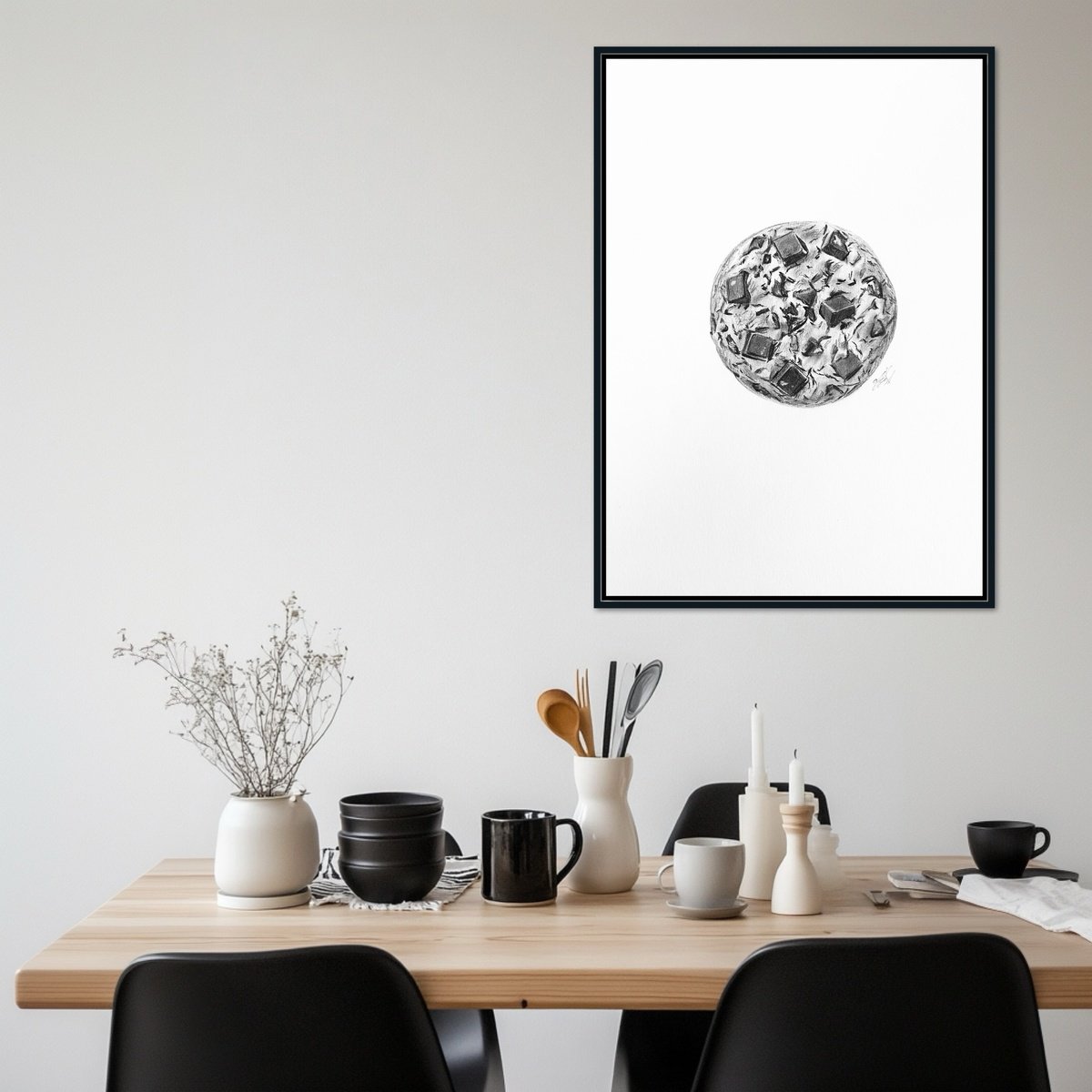 Photorealistic Pencil Drawing , Midnight Cravings By Amelia Taylor, 8 X 12, Artwork For Sale On Artfinder