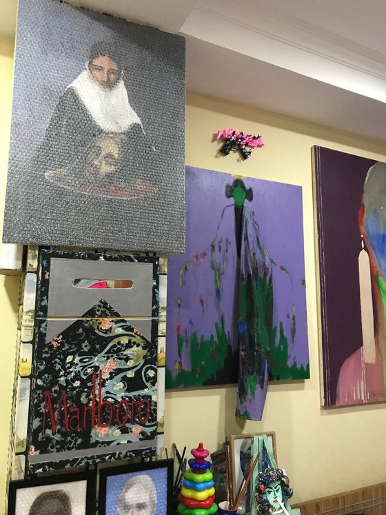 Purple Violet Abstract