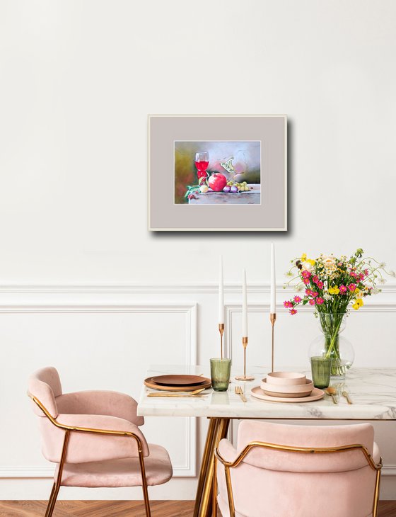 Pomegranate and Red Wine