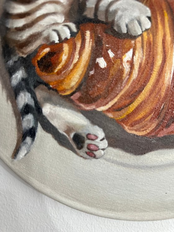 On a Croissant Plate