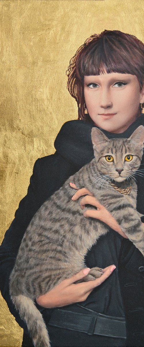 My Beloved Cat Absalom by Nataliya Bagatskaya