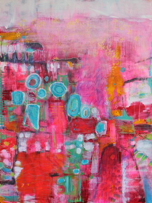 Unapologetically Pink 4 by Laura Spring