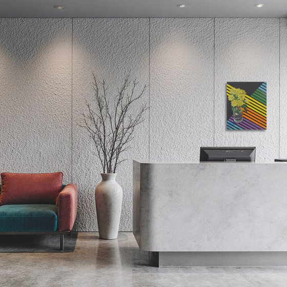 Rainbow Chrysanthemums