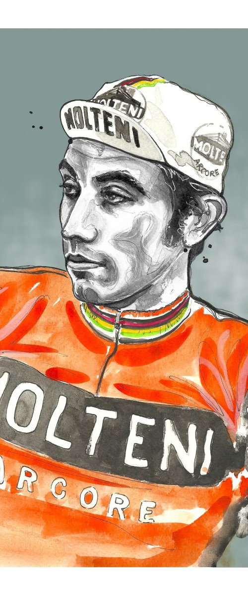 Eddy Merckx (The Cannibal) by Richard Long