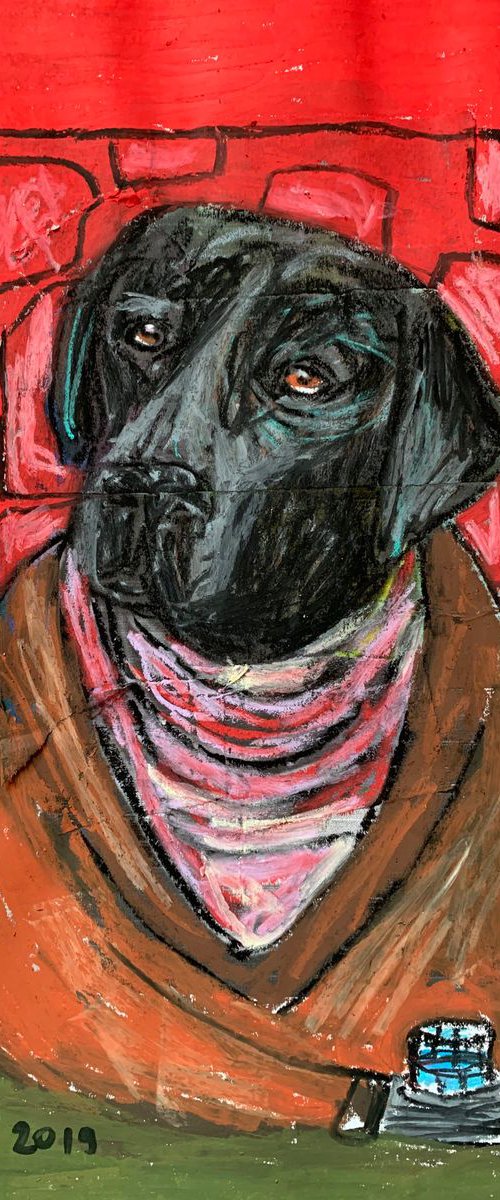 Drinking dog #26 by Pavel Kuragin