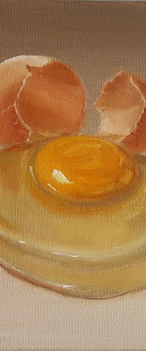 A broken egg by Diana Janson