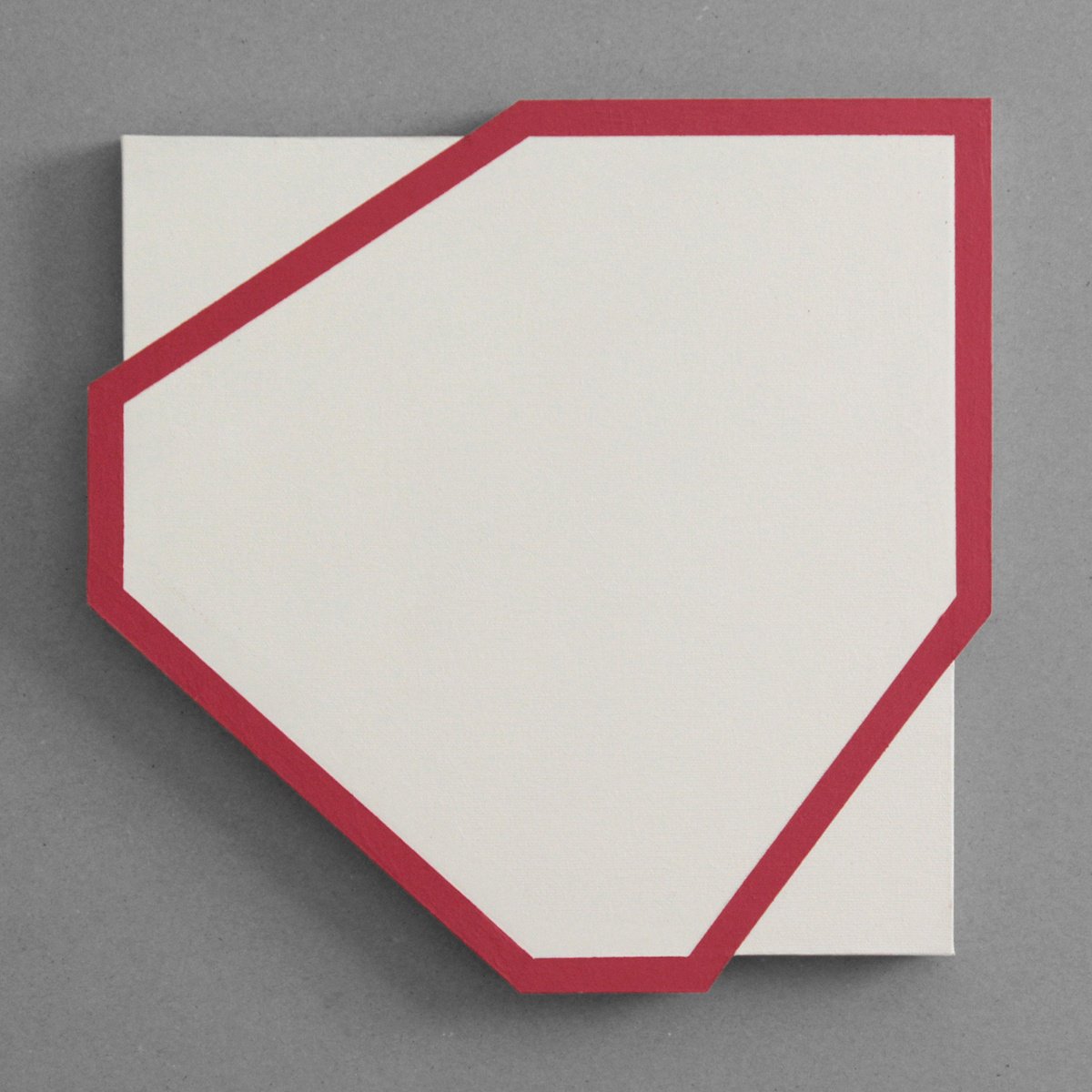 Abstract Acrylic Painting By Martin Singer, 13 X 13", Ct1B-16, Original Artwork