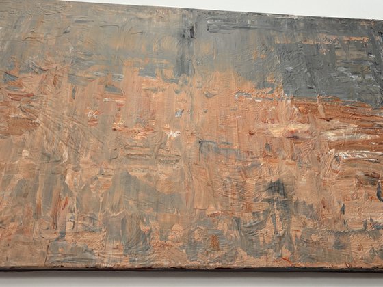 „Where silence dwells“ 50x100x2 cm