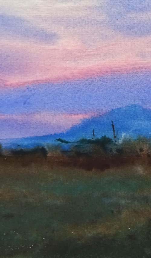 "Sunset in Transcarpathia" by Maksym Kisilov
