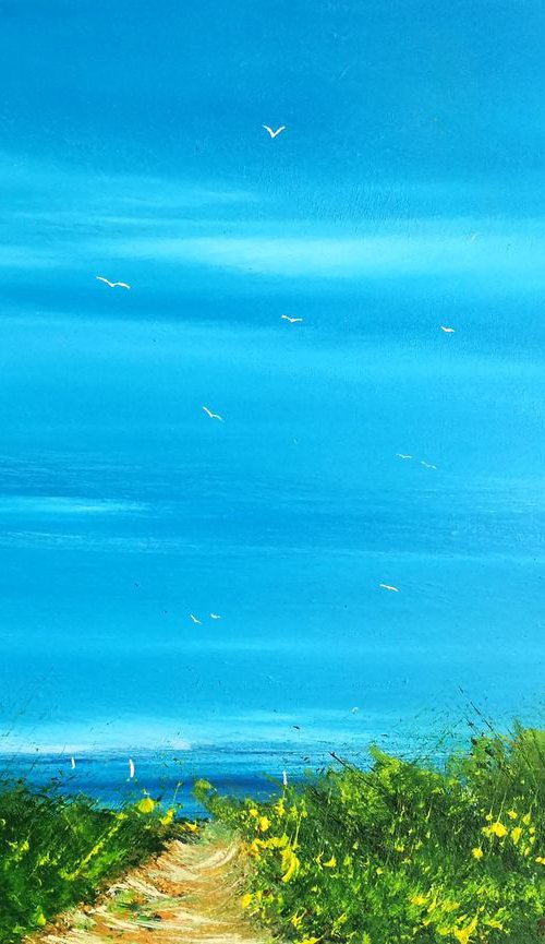 To the Beach (Seascape) by Mel Graham