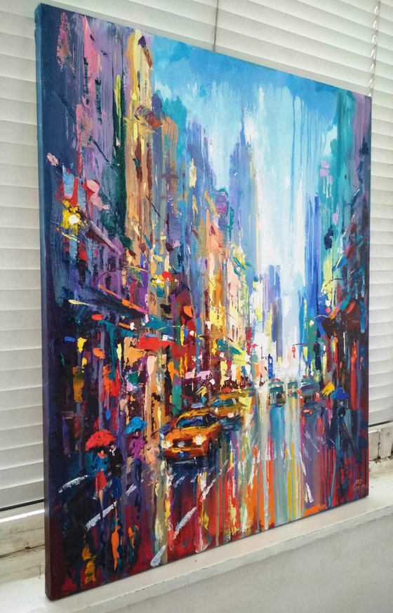 Abstract cityscape (New York)02